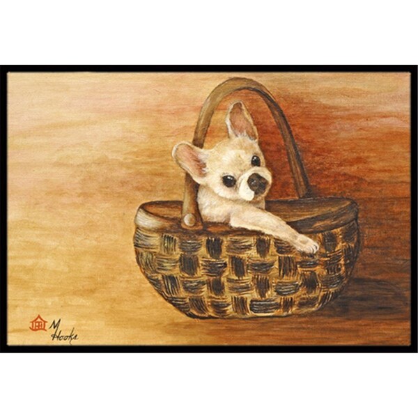Carolines Treasures French Bulldog Take Me Too Indoor and Outdoor Mat- 24 x 36 in. MH1063JMAT - main